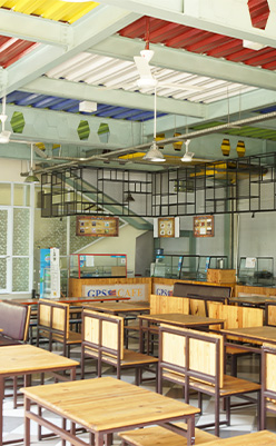 Clean and comfortable canteen facilities
